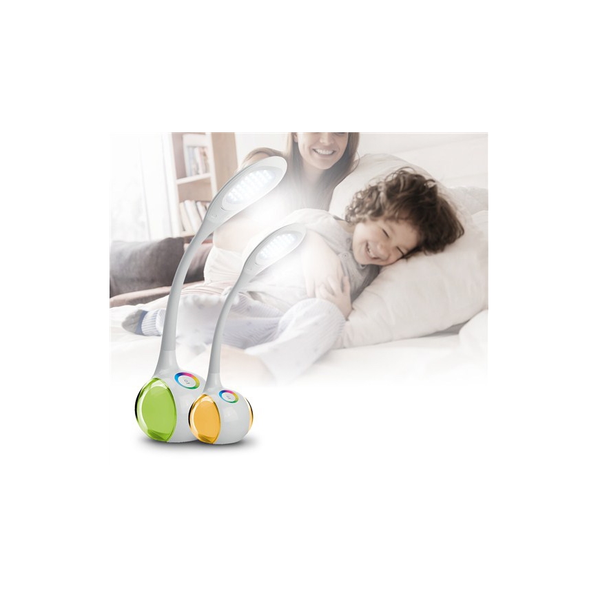 LED bordlampe dæmpbar RGB LED/7W/230V hvid