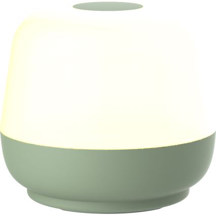 LED Dæmpbar touch-funktion udendørs bordlampe SAMBA LED/1,2W/5V USB 1200 mAh IP44 grøn
