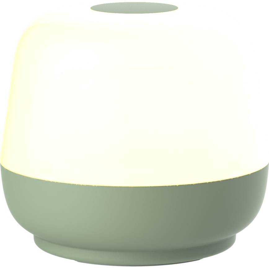 LED Dæmpbar touch-funktion udendørs bordlampe SAMBA LED/1,2W/5V USB 1200 mAh IP44 grøn