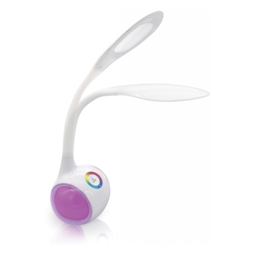 LED bordlampe genopladelig dæmpbar RGB-farver LED/5W/5V 2400mAh