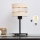 LED Bordlampe HELEN 1xE27/15W/230V cremefarvet/sort/gylden