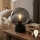 LED bordlampe JIMMY 1xE27/60W/230V antracit/røget sort