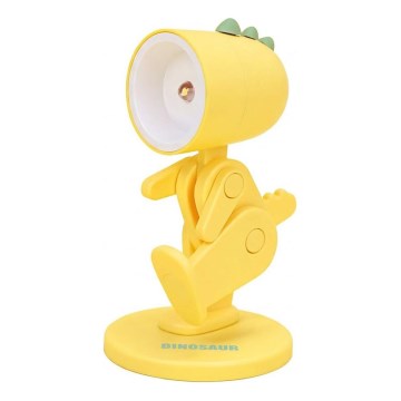 LED bordlampe LED/0,06W/3xLR41 dinosaur gul