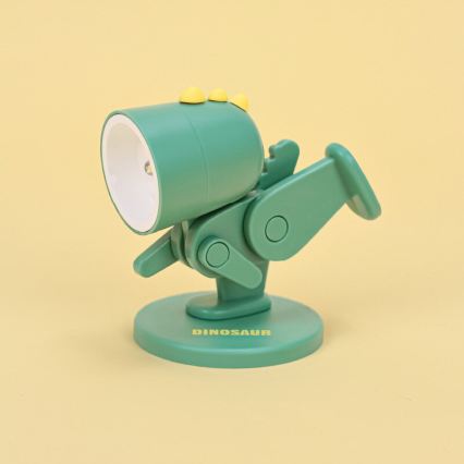 LED bordlampe LED/0,06W/3xLR41 grøn dinosaur