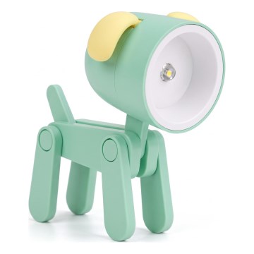 LED bordlampe LED/0,06W/3xLR41 hund grøn