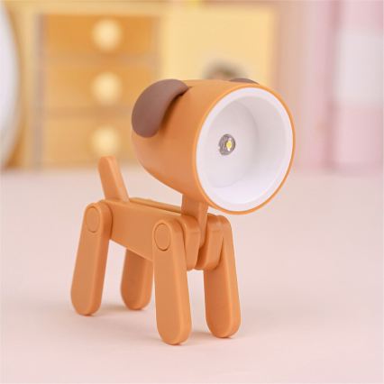 LED bordlampe LED/0,06W/3xLR41 hund orange
