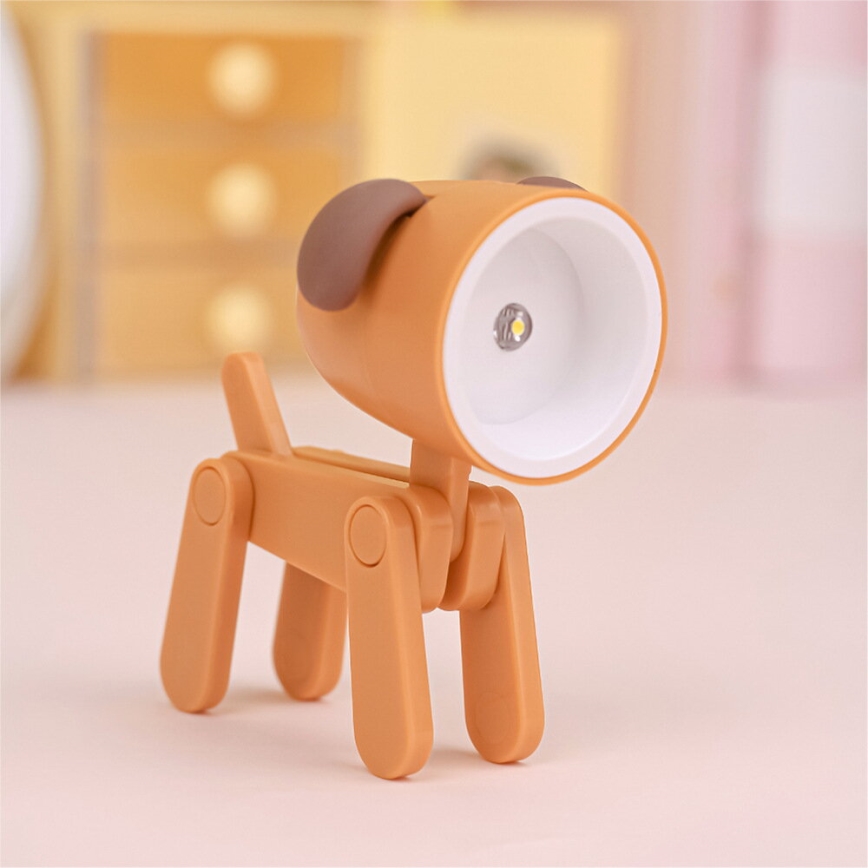 LED bordlampe LED/0,06W/3xLR41 hund orange