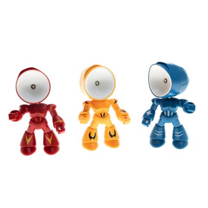 LED bordlampe LED/0,06W/3xLR41 robot gul