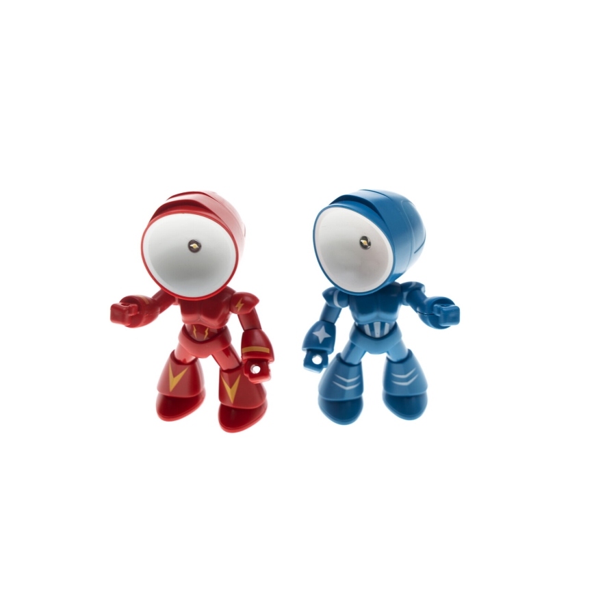 LED bordlampe LED/0,06W/3xLR41 robotblå