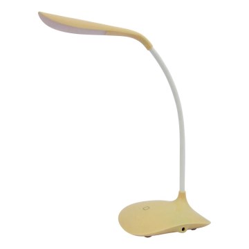 LED bordlampe LED/3,6W/4xAAA/USB gul