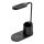 LED bordlampe LED/3W/5V med trådløs opladning sort