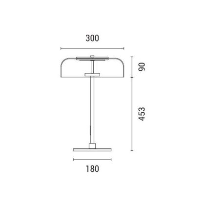LED bordlampe LED/8W/230V 3000K