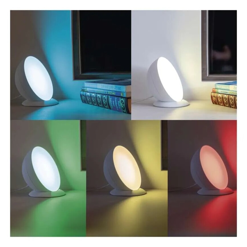 LED bordlampe m. RGB-farver dæmpbar GoSmart LED/7W/230V Wi-Fi hvid