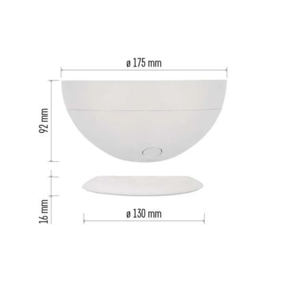 LED bordlampe m. RGB-farver dæmpbar GoSmart LED/7W/230V Wi-Fi hvid