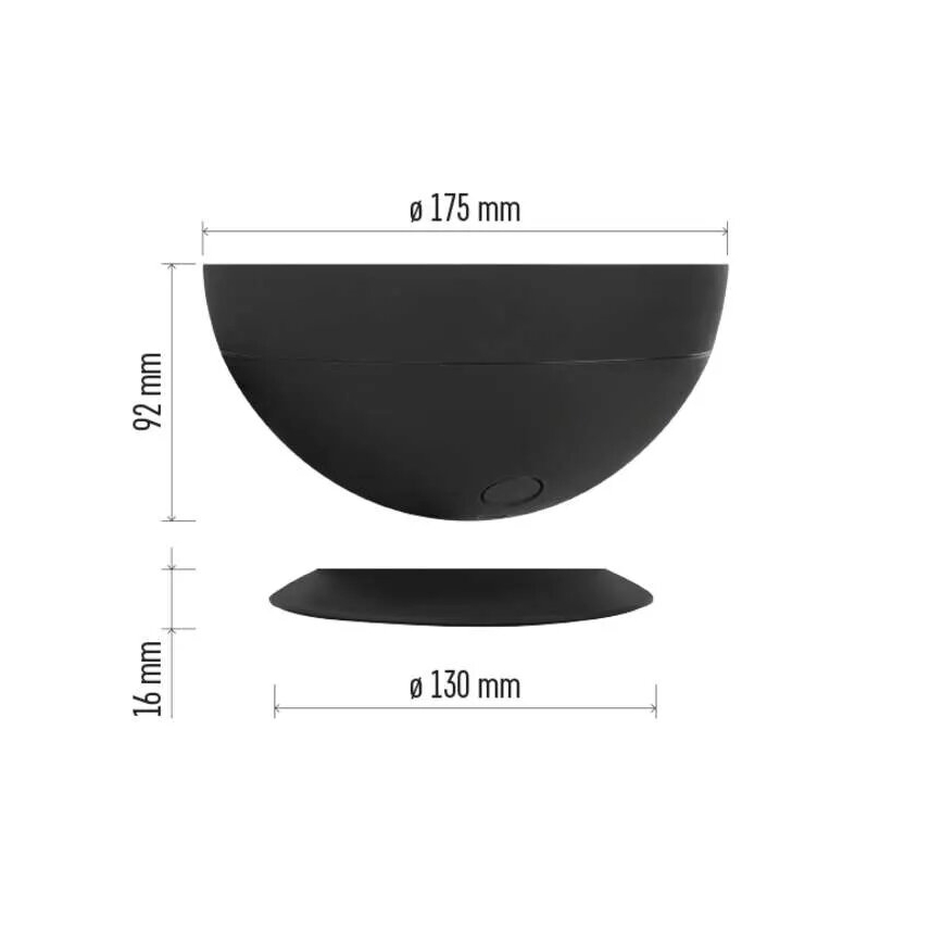 LED bordlampe m. RGB-farver dæmpbar GoSmart LED/7W/230V Wi-Fi sort