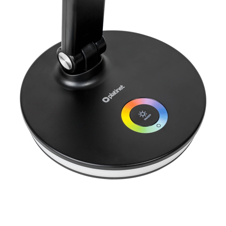 LED bordlampe m. RGBW-farver dæmpbar med powerbank-funktion LED/12W/5V 2800-6000K sort