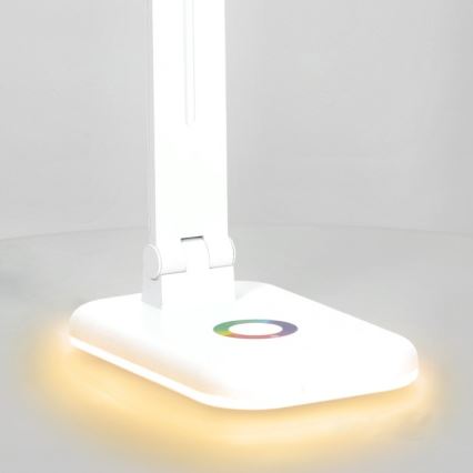 LED bordlampe m. RGBW-farver dæmpbar NOBLITE LED/7W/5V 3000/4000/6500K hvid