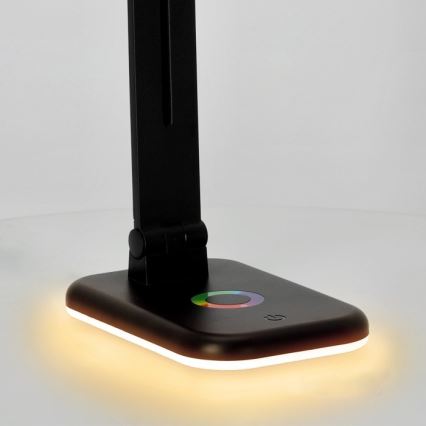 LED bordlampe m. RGBW-farver dæmpbar NOBLITE LED/7W/5V 3000/4000/6500K sort