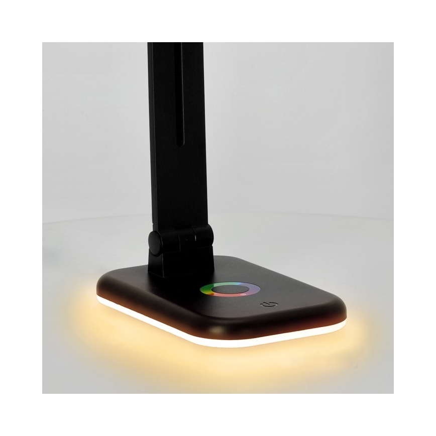 LED bordlampe m. RGBW-farver dæmpbar NOBLITE LED/7W/5V 3000/4000/6500K sort