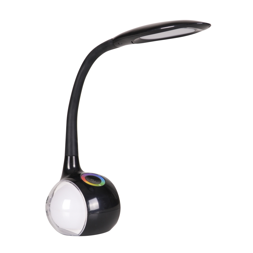 LED bordlampe m. RGBW-farver og touch-funktion dæmpbar COSMOS LED/6,5W/230V sort