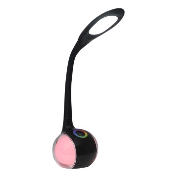 LED bordlampe m. RGBW-farver og touch-funktion dæmpbar COSMOS LED/6,5W/230V sort