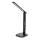 LED bordlampe m. RGBW-farver + touch-funktion og trådløs opladning dæmpbar LCD display og USB-port MAGNUS LED/6W/5V 3000-6500K sort