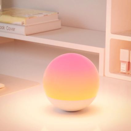 LED bordlampe m. touch-funktion dæmpbar CANDY LED/5V 1200 mAh flerfarvet
