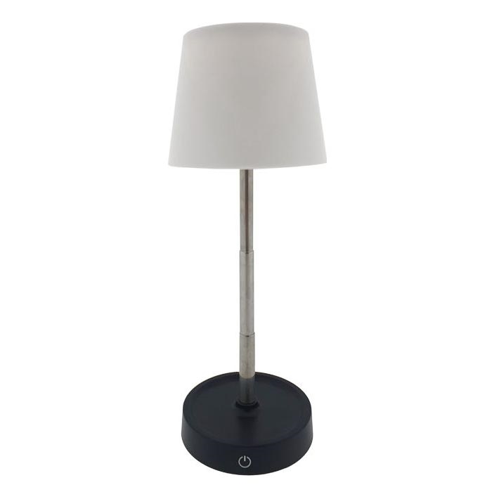 LED bordlampe m. touch-funktion dæmpbar LED/3W/5V USB 800 mAh hvid
