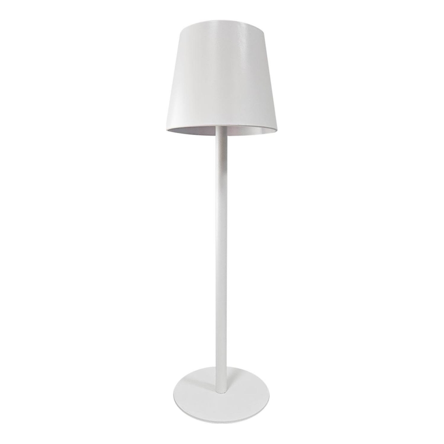 LED bordlampe m. touch-funktion dæmpbar LED/5W/5V USB 1200 mAh hvid