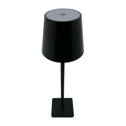 LED bordlampe m. touch-funktion dæmpbar LED/5W/5V USB 1200 mAh sort