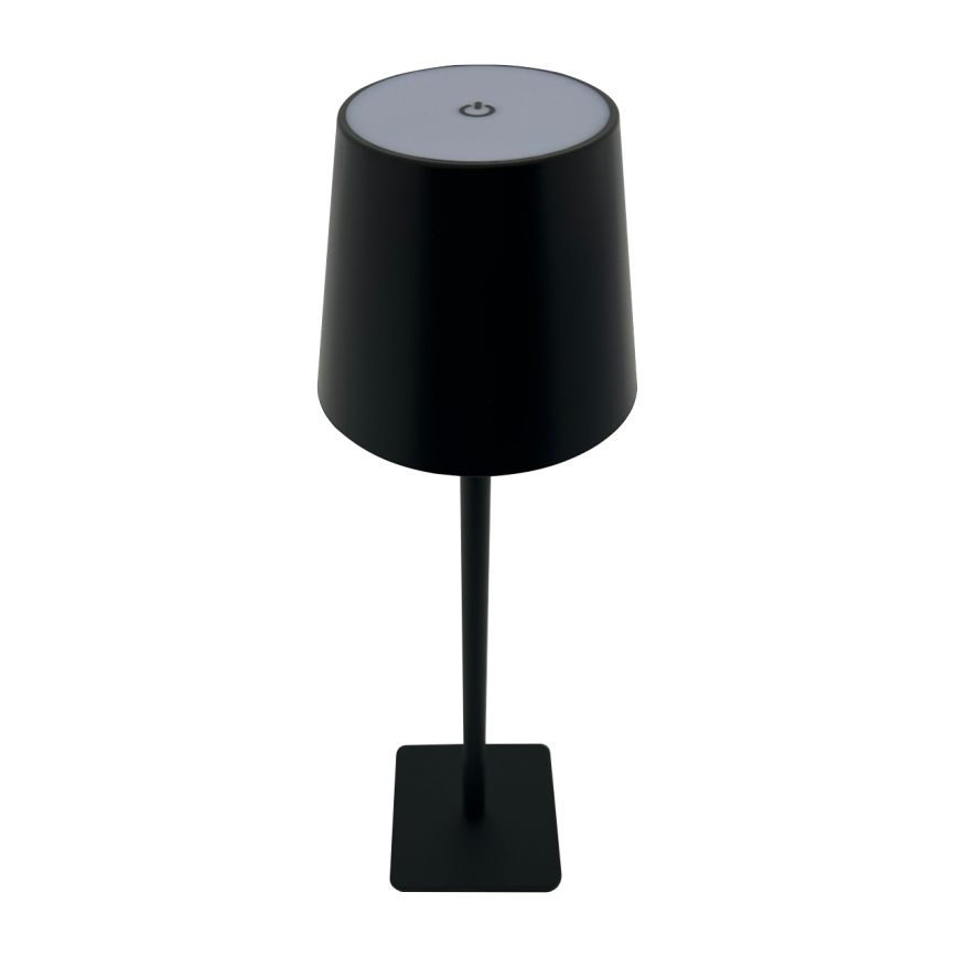 LED bordlampe m. touch-funktion dæmpbar LED/5W/5V USB 1200 mAh sort