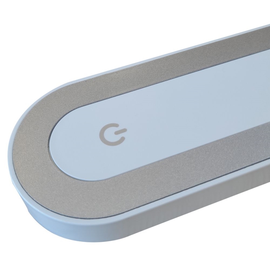 LED bordlampe m. touch-funktion dæmpbar MADERA LED/7W/230V USB hvid