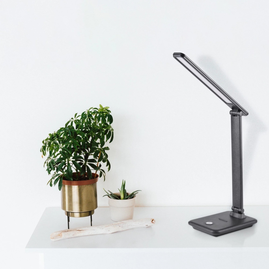 LED bordlampe m. touch-funktion dæmpbar VINTO LED/8W/230V sort