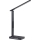 LED bordlampe m. trådløs opladning dæmpbar QI, display og USB-port LED/7W/230V 3000-6000K sort
