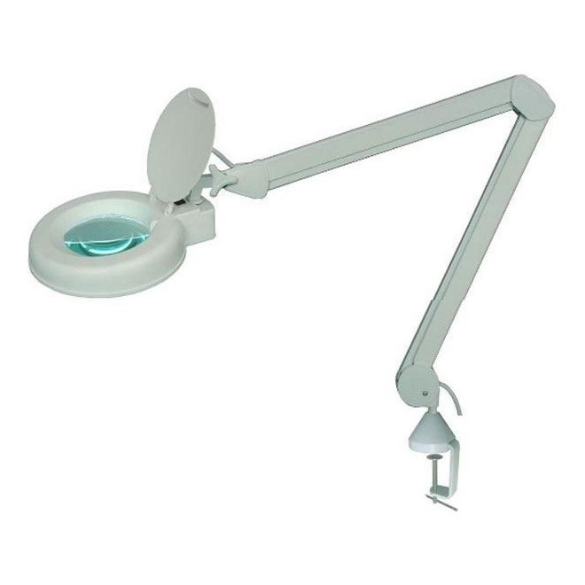 LED bordlampe med forstørrelsesglas LED/5W/230V 6000K hvid