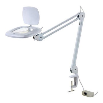 LED bordlampe med forstørrelsesglas LED/7W/230V 6500K hvid