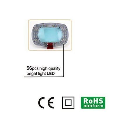 LED bordlampe med forstørrelsesglas LED/7W/230V 6500K hvid