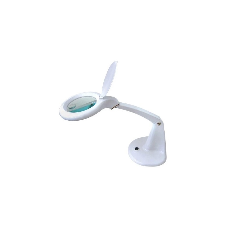 LED bordlampe med lup LED/6,5W/230V hvid