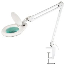 LED bordlampe med lup LED/9W/230V hvid