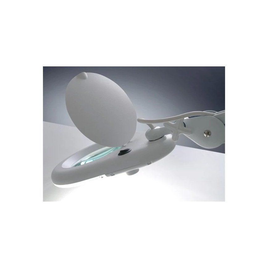 LED bordlampe med lup LED/9W/230V hvid