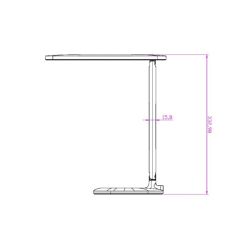LED bordlampe med touch-funktion dæmpbar NAOMI LED/5W/230V 3000-6500K