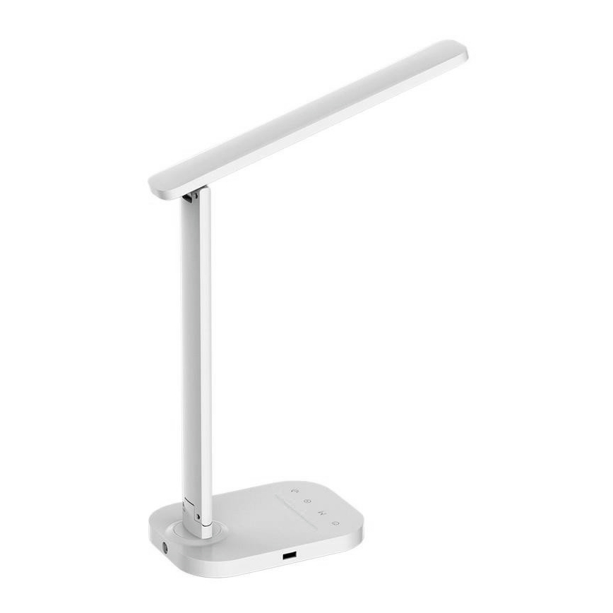 LED bordlampe med touch-funktion og USB-port dæmpbar KIARA LED/7W/230V hvid
