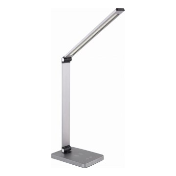 LED bordlampe med trådløs oplader LED/10W/230V mat krom