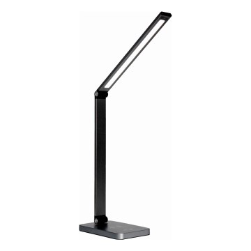 LED bordlampe med trådløs oplader LED/10W/230V sort