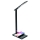 LED bordlampe med trådløs opladning og touch-funktion dæmpbar JOY LED/6W/230V + USB sort