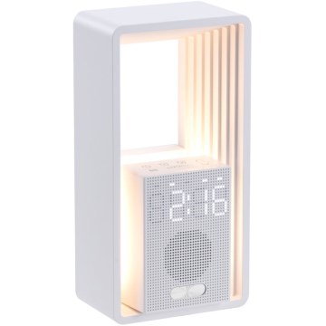 LED bordlampe med vækkeur og opladning CALM LED/3,5W/5V