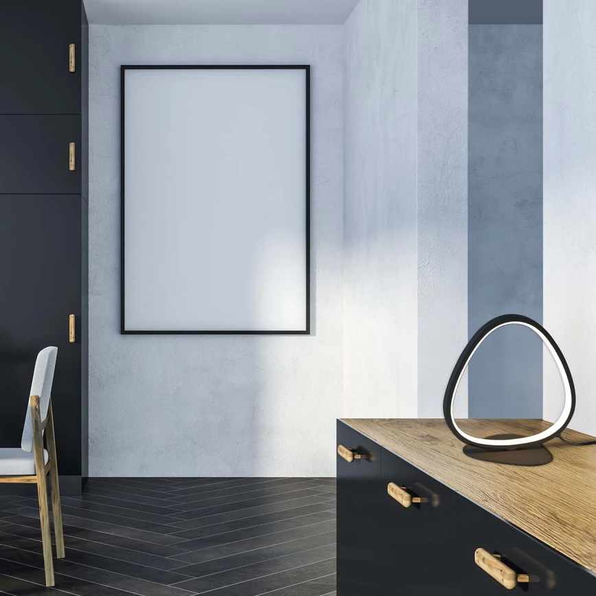 LED-bordlampe PETRA LED/12W/230V 4000K sort