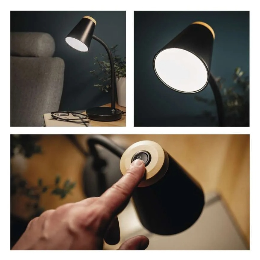 LED-bordlampe TARA LED/4,5W/230V 4000K sort