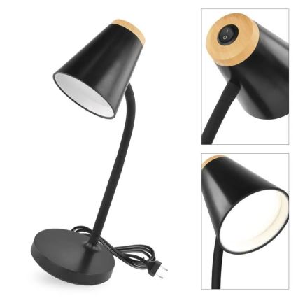 LED-bordlampe TARA LED/4,5W/230V 4000K sort