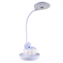 LED bordlampe til børn dæmpbar DOG LED/2,5W/230V blå